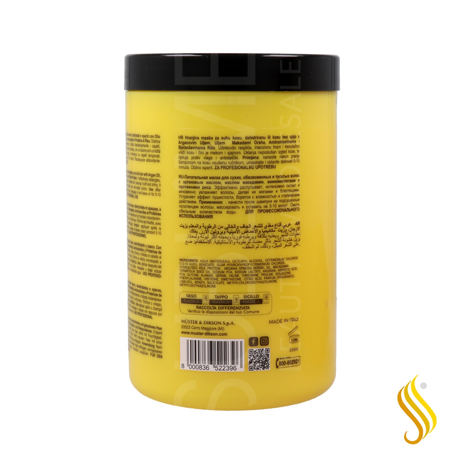 Dikson Prime Super Argan Masque Nourrissant 1000 ml