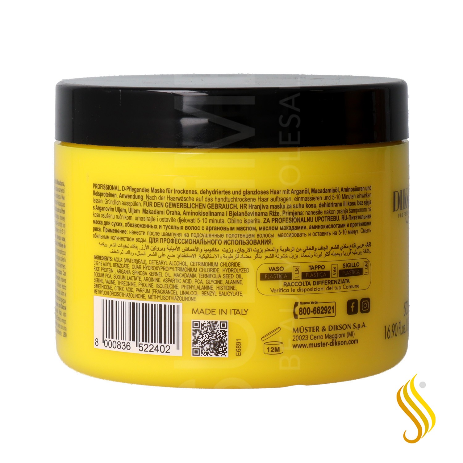 Dikson Prime Super Argan Máscara Nutritiva 500 ml