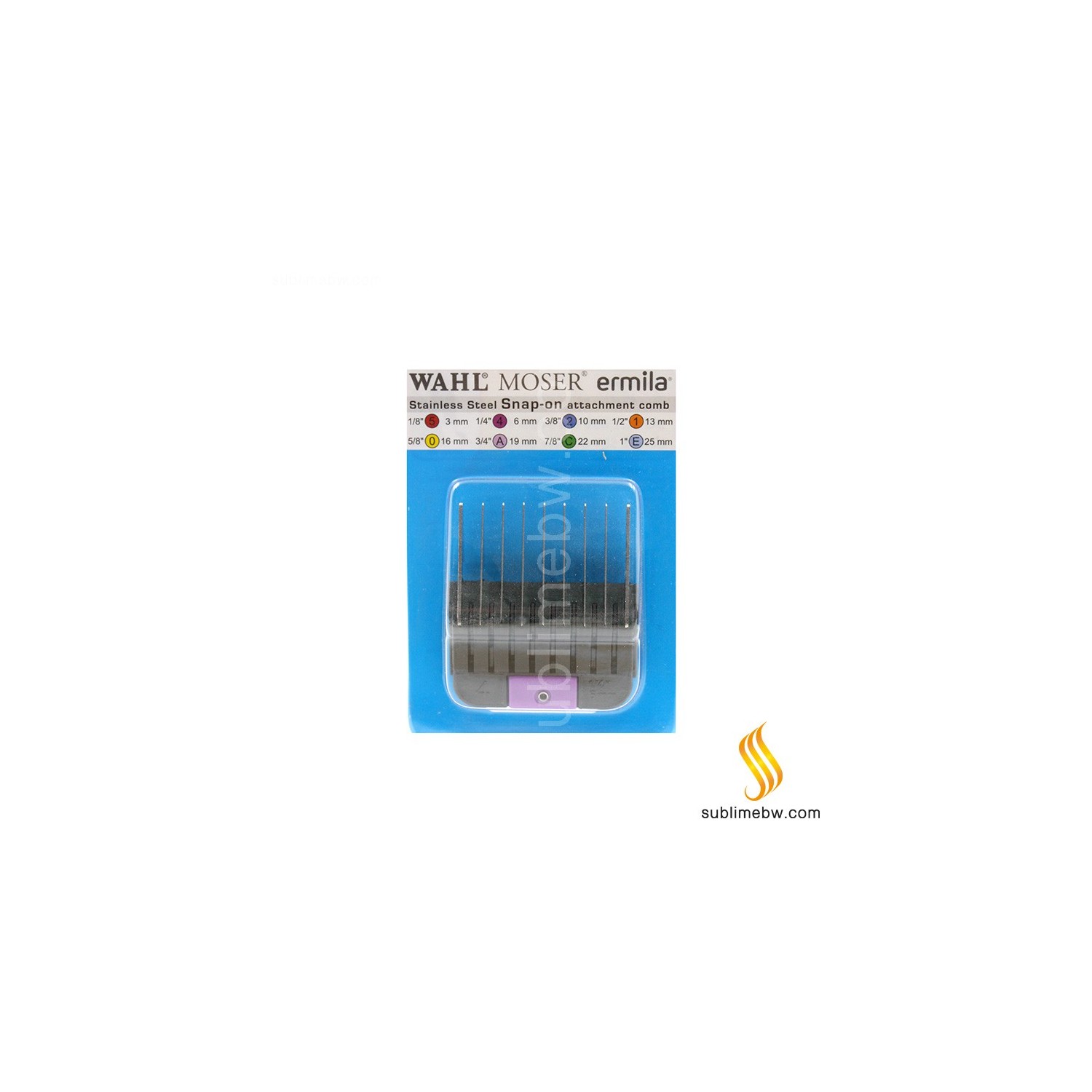 Moser Metalic Comb Nº4 6mm 1/4" (1247-7810)