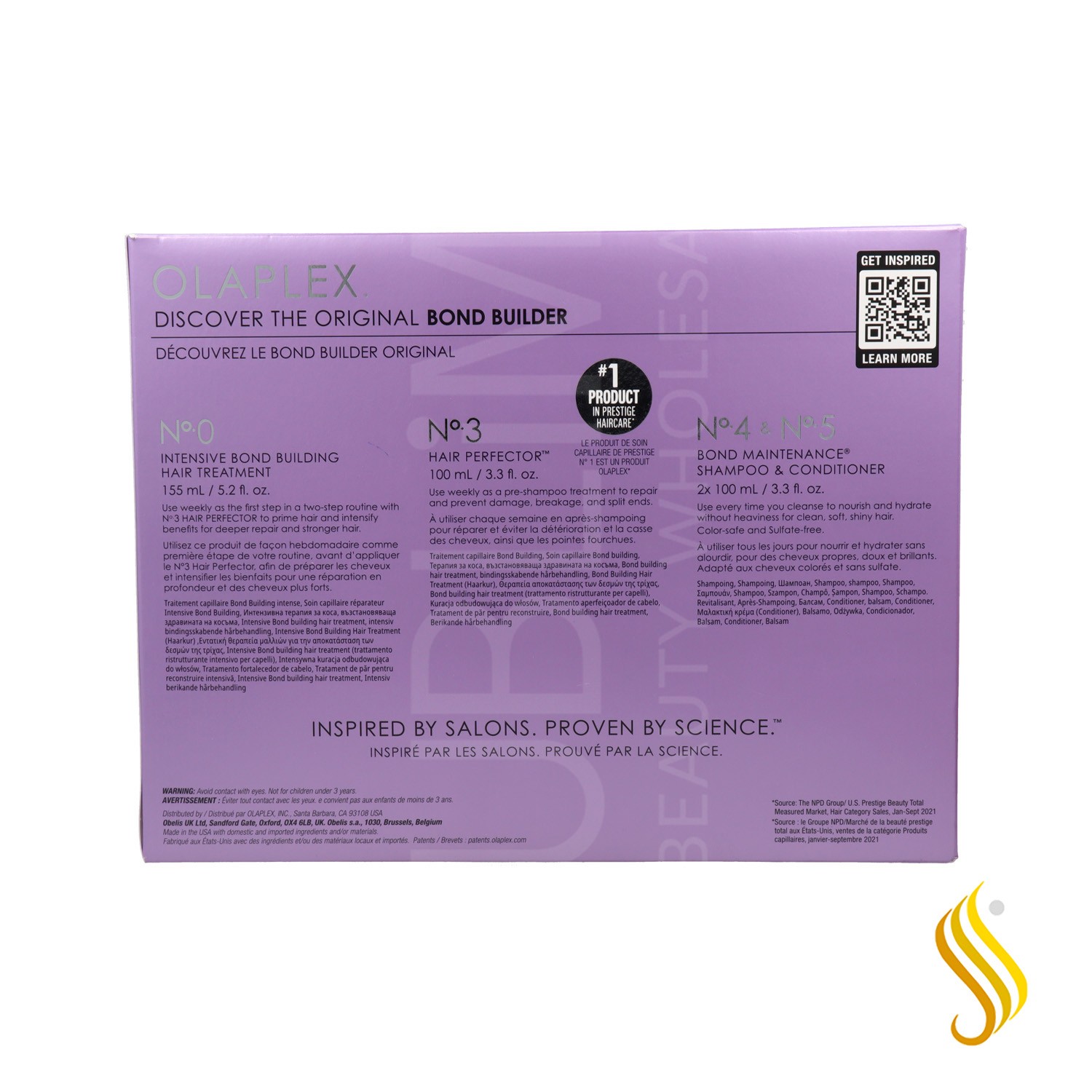 Kit de tratamento de reparação capilar Olaplex