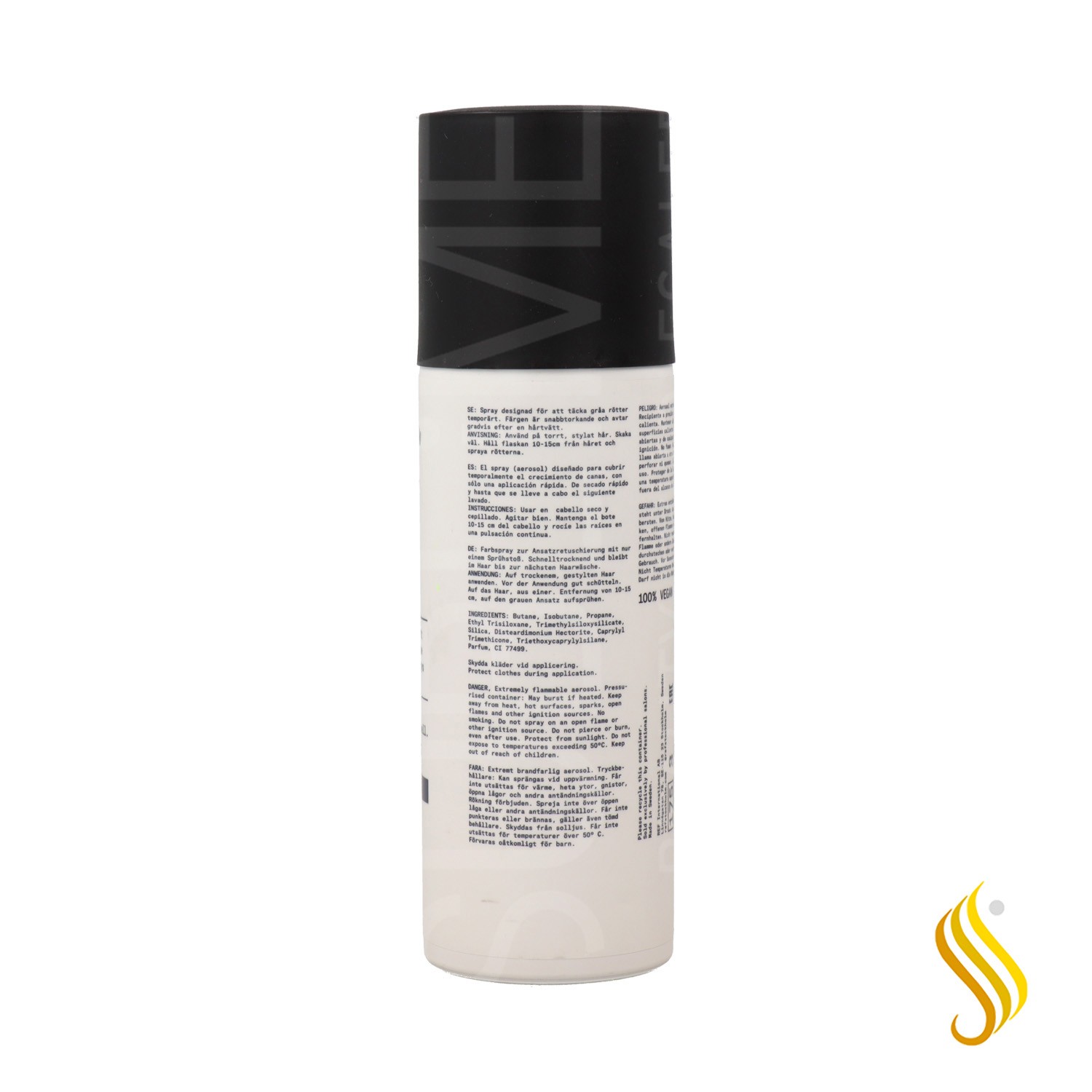 Ref Corretivo Raiz Spray Preto 125 ml