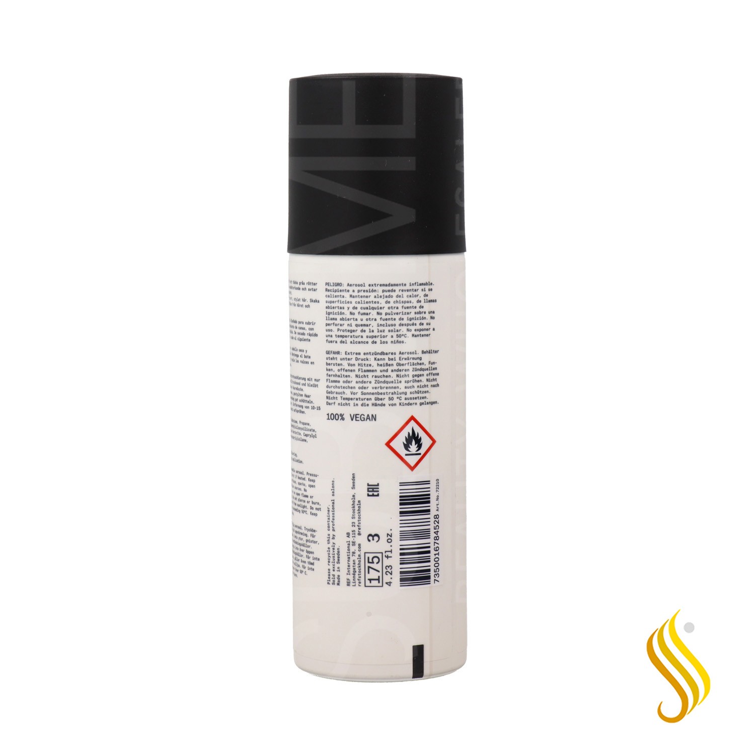 Ref Corretivo Raiz Spray Preto 125 ml