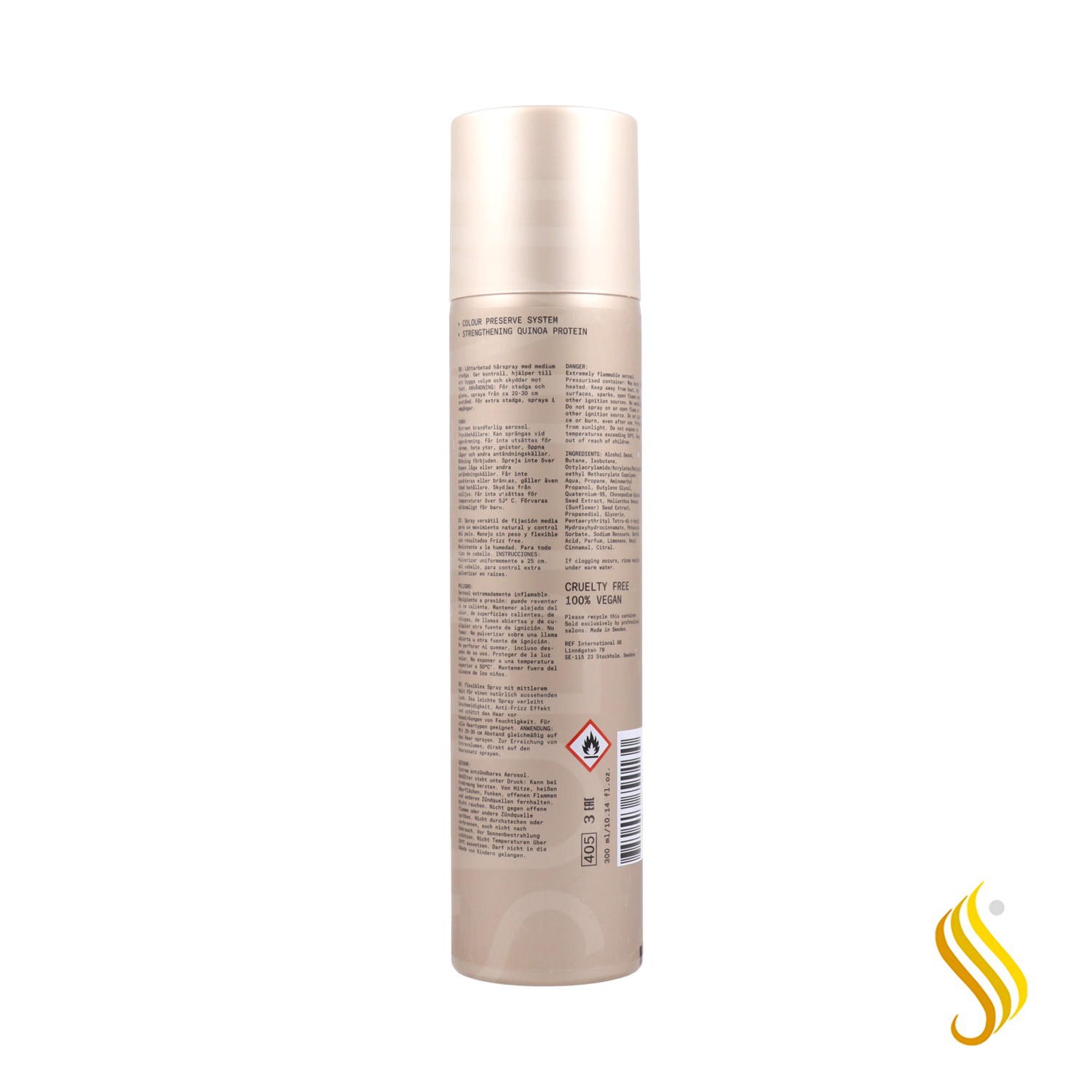 Spray de fixação média flexível Ref 300 ml