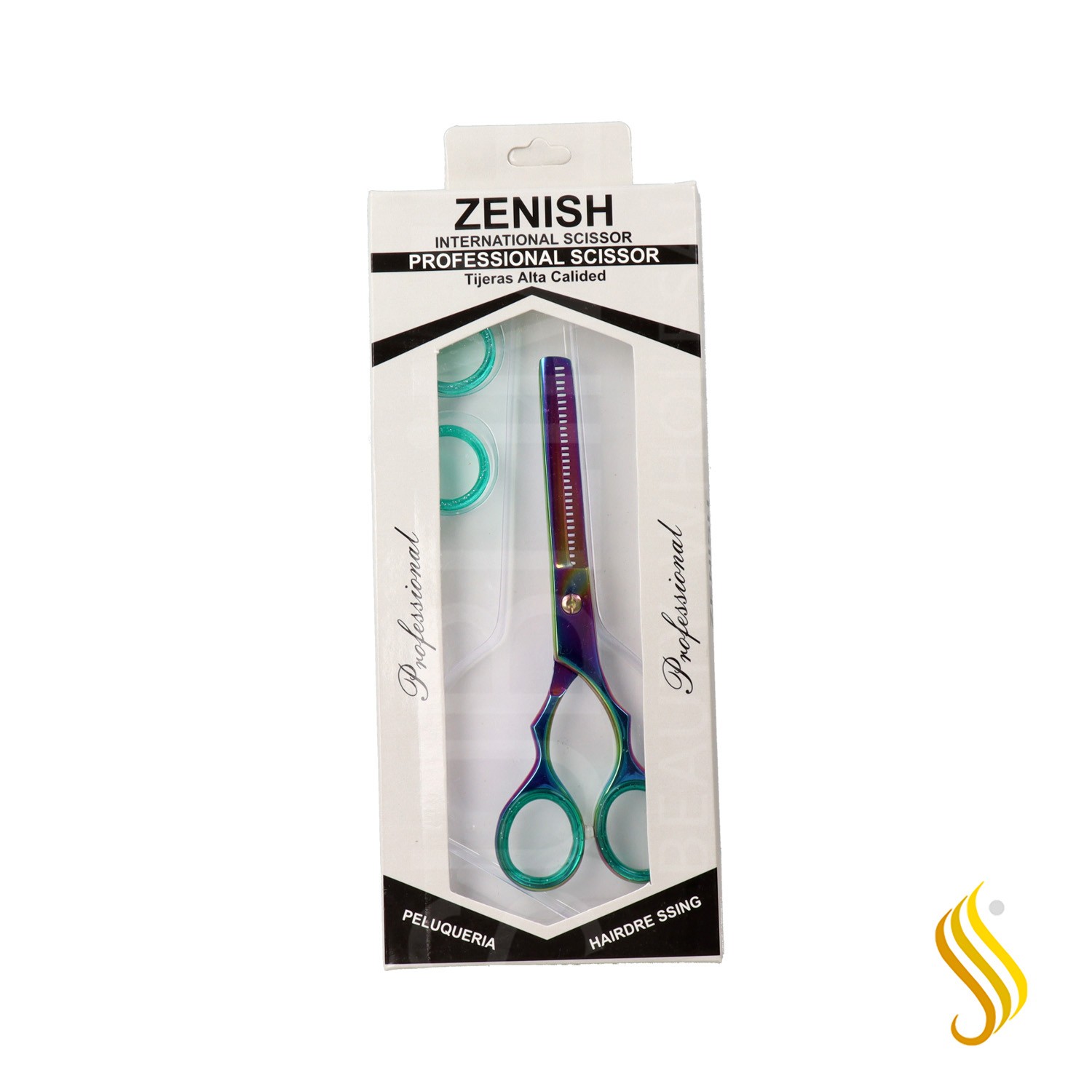 Ciseaux à dents multiples en métal Zenish Professional 6"