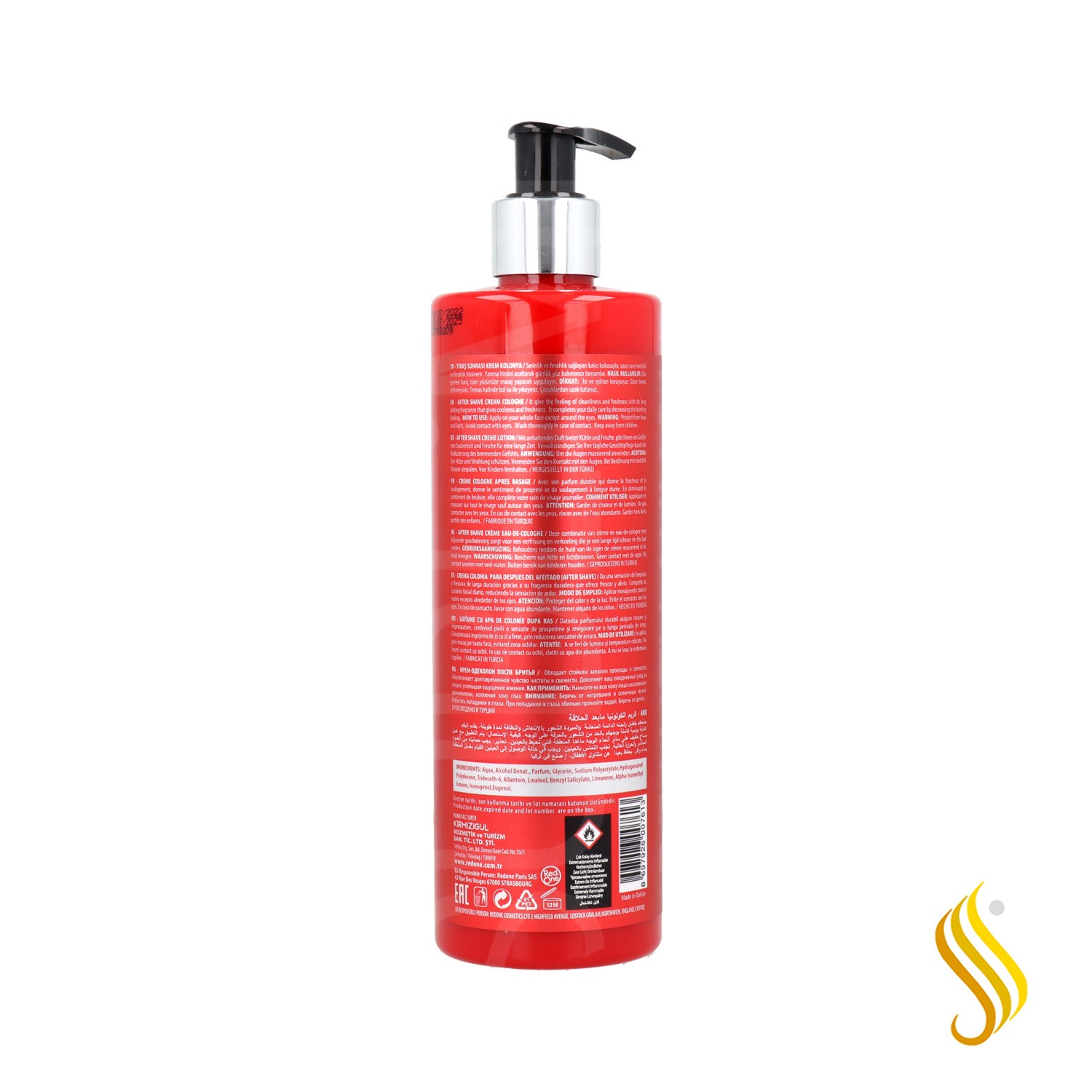 Red One Men Après-Rasage Cologne Crème Extrême 400 ml