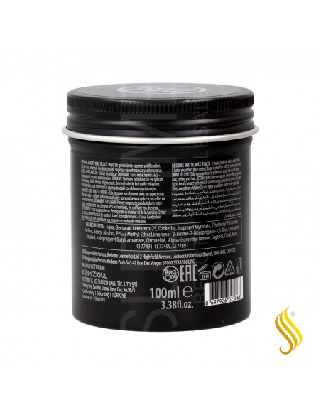 Red One Matte Hair Wax Black 100 ml