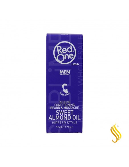 Red One Huile à Barbe Moustache Amande Douce 50 ml