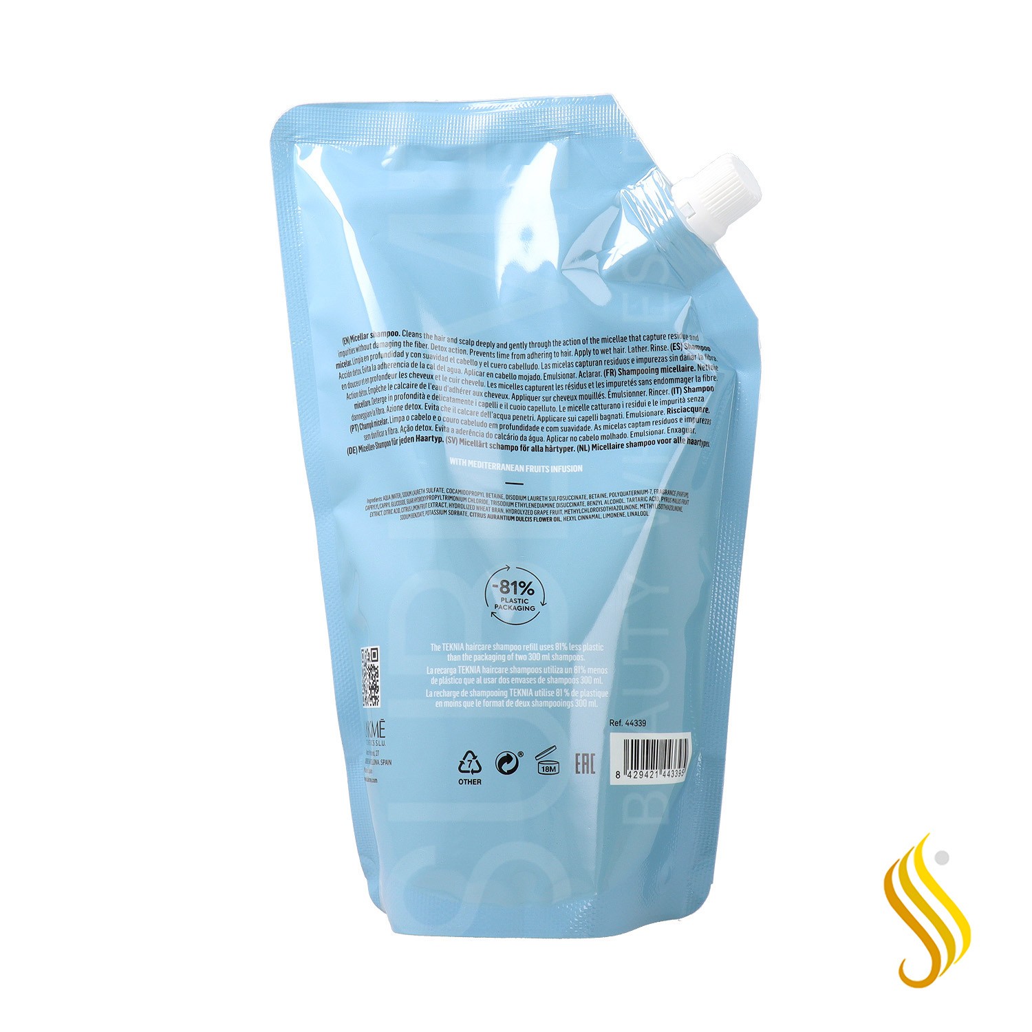 Lakme Teknia Perfect Cleanse Recharge Shampooing 600 ml