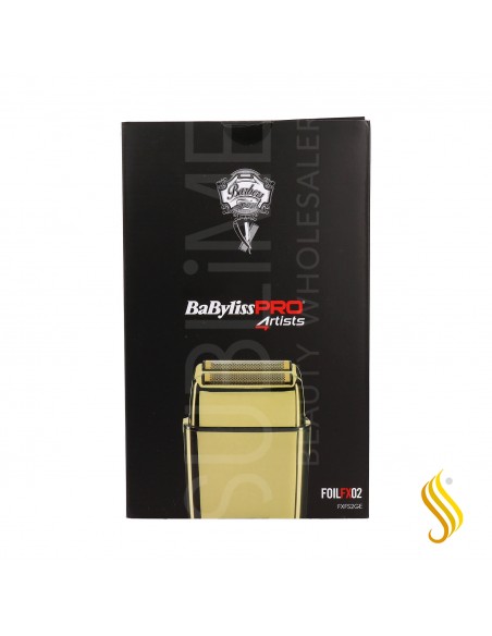 Rasoir Babyliss Gold Metal Double Foilfx02