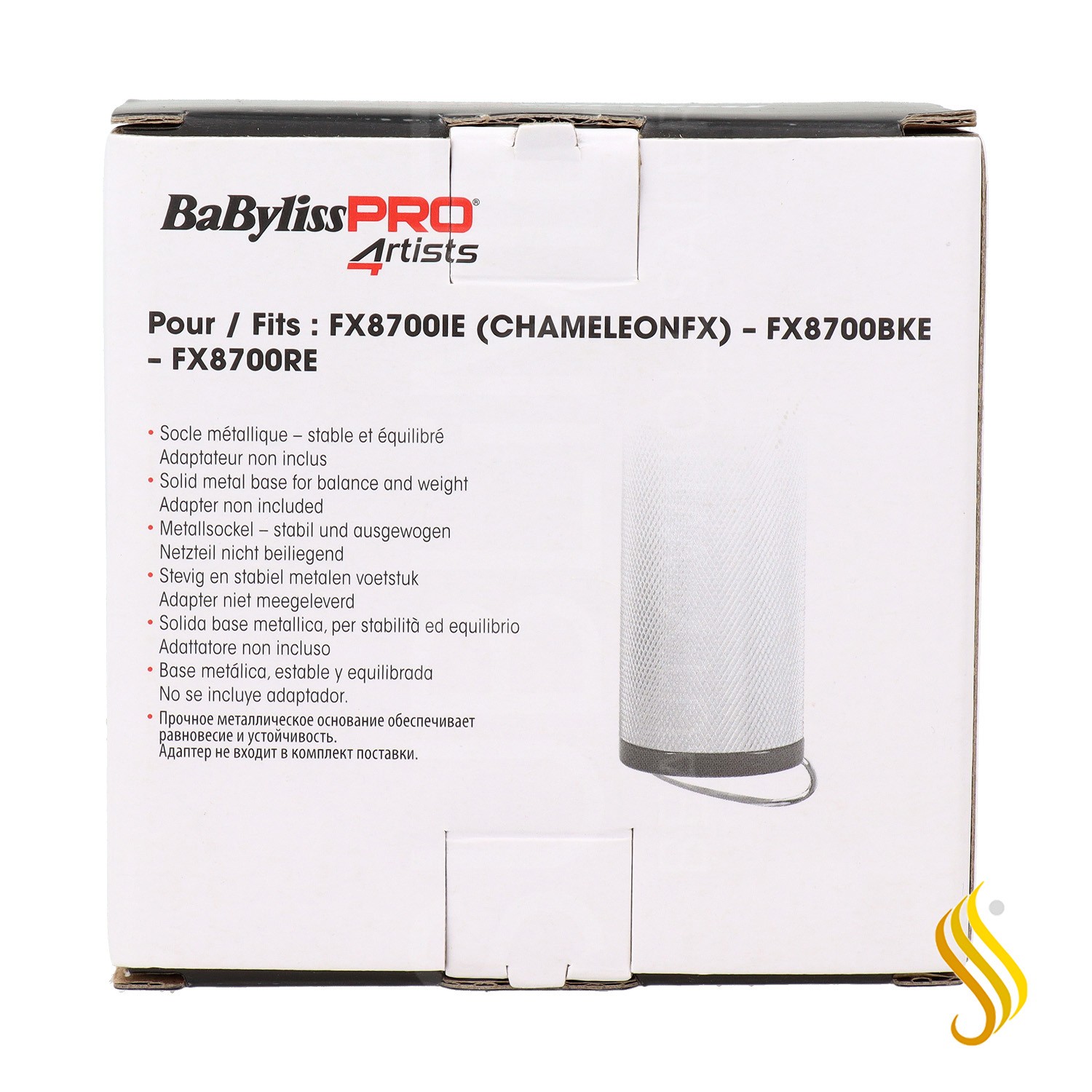 Babyliss Clipper Support de charge Gold Base Fx8700G