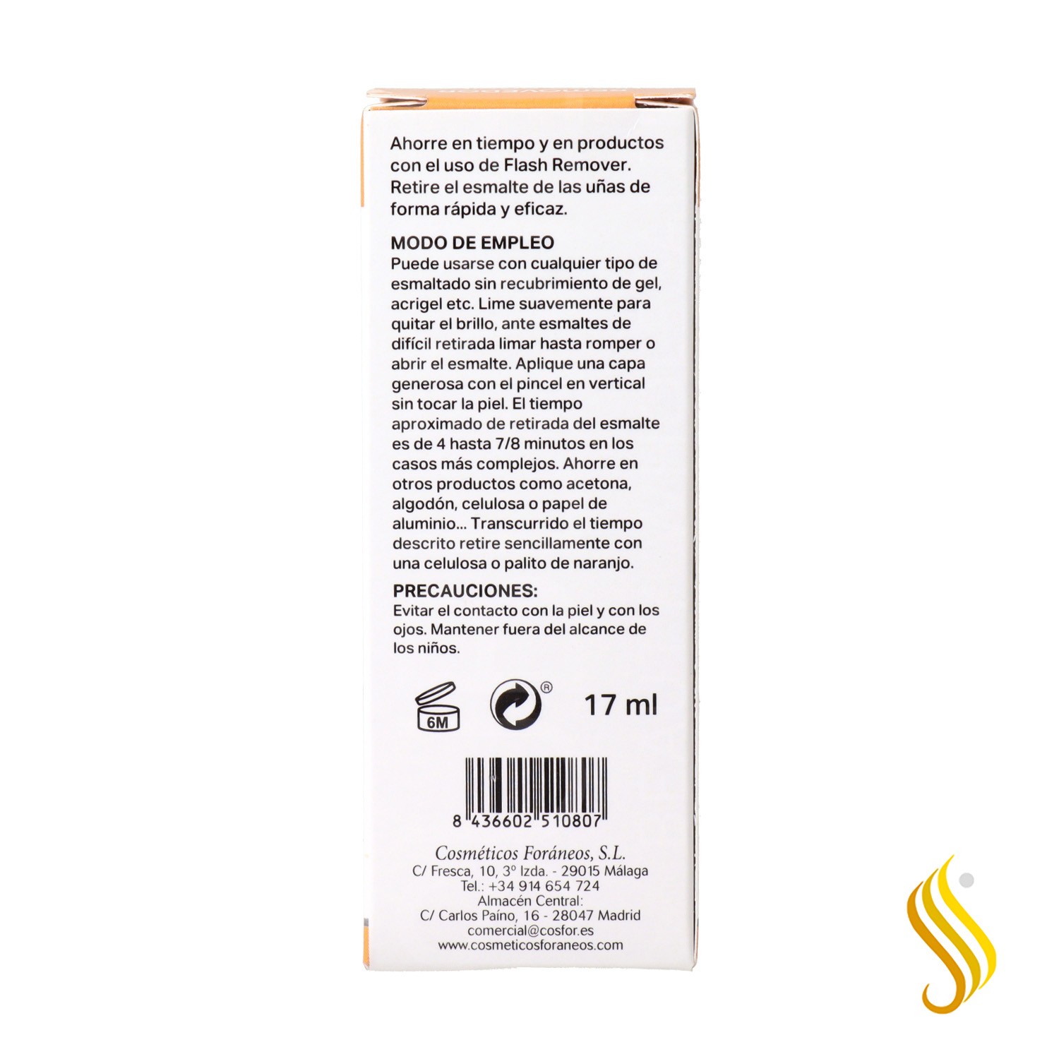 MasNails Flash Dissolvant 15ml