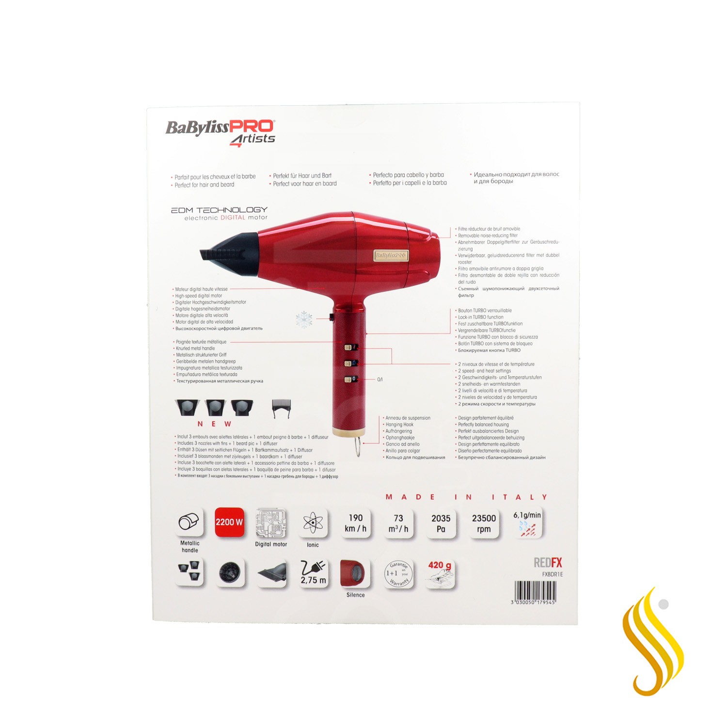 Babyliss Redfx 2200w Secador Digital