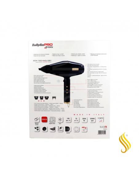 Secador Digital Babyliss Blackfx 2200w