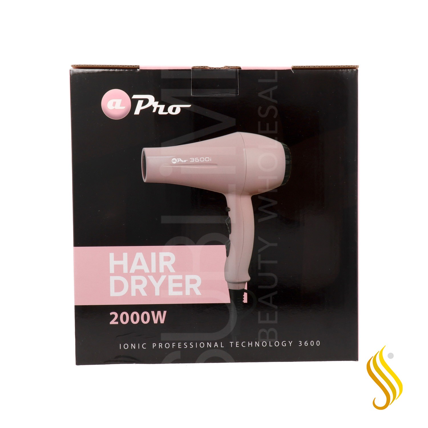 Albi Compact Ionic Dryer Pink 2000W