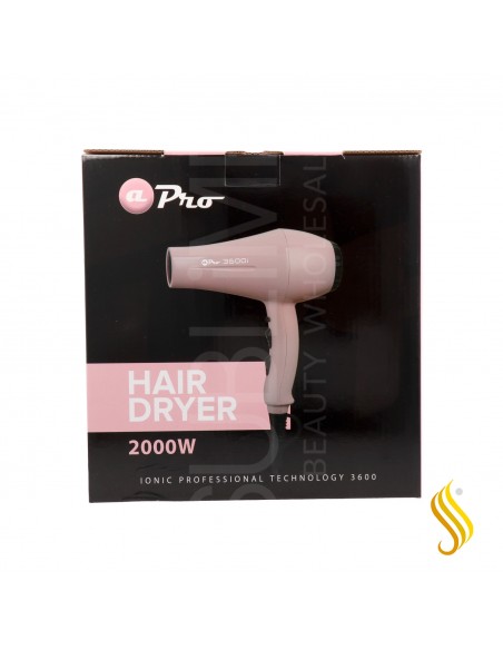 Albi Compact Ionic Dryer Pink 2000W