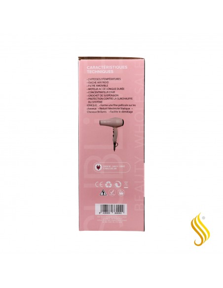 Albi Compact Ionic Dryer Pink 2000W