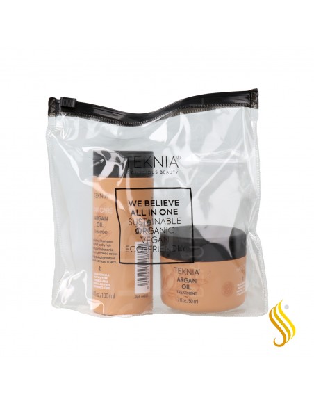 Pacote de viagem de óleo de argan Lakme Teknia