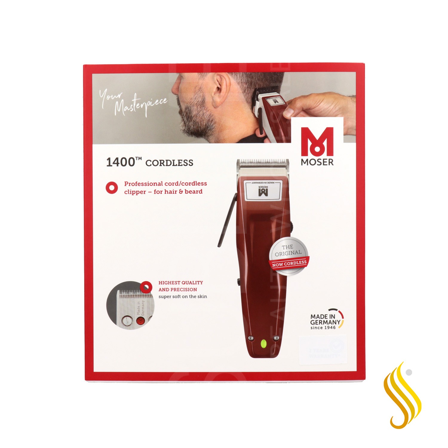 Machine rouge sans fil Moser 1400