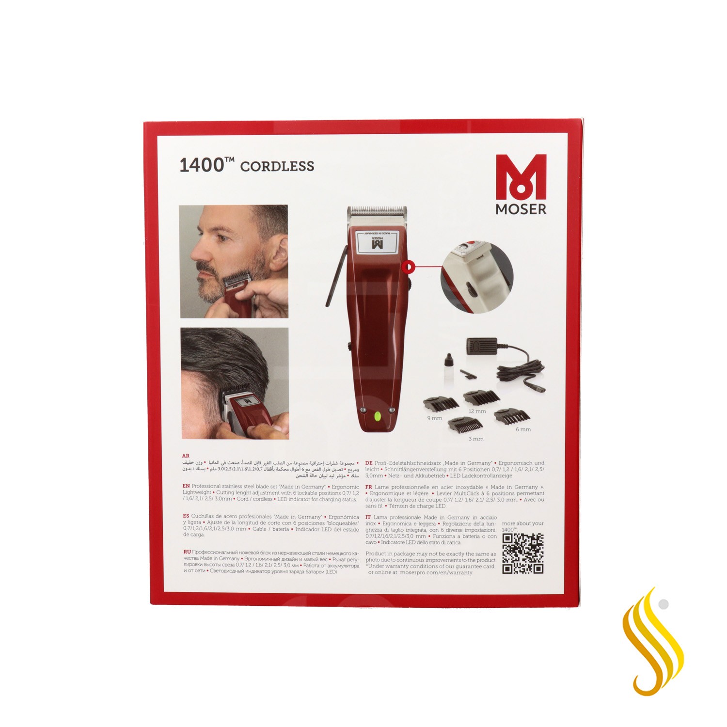 Machine rouge sans fil Moser 1400