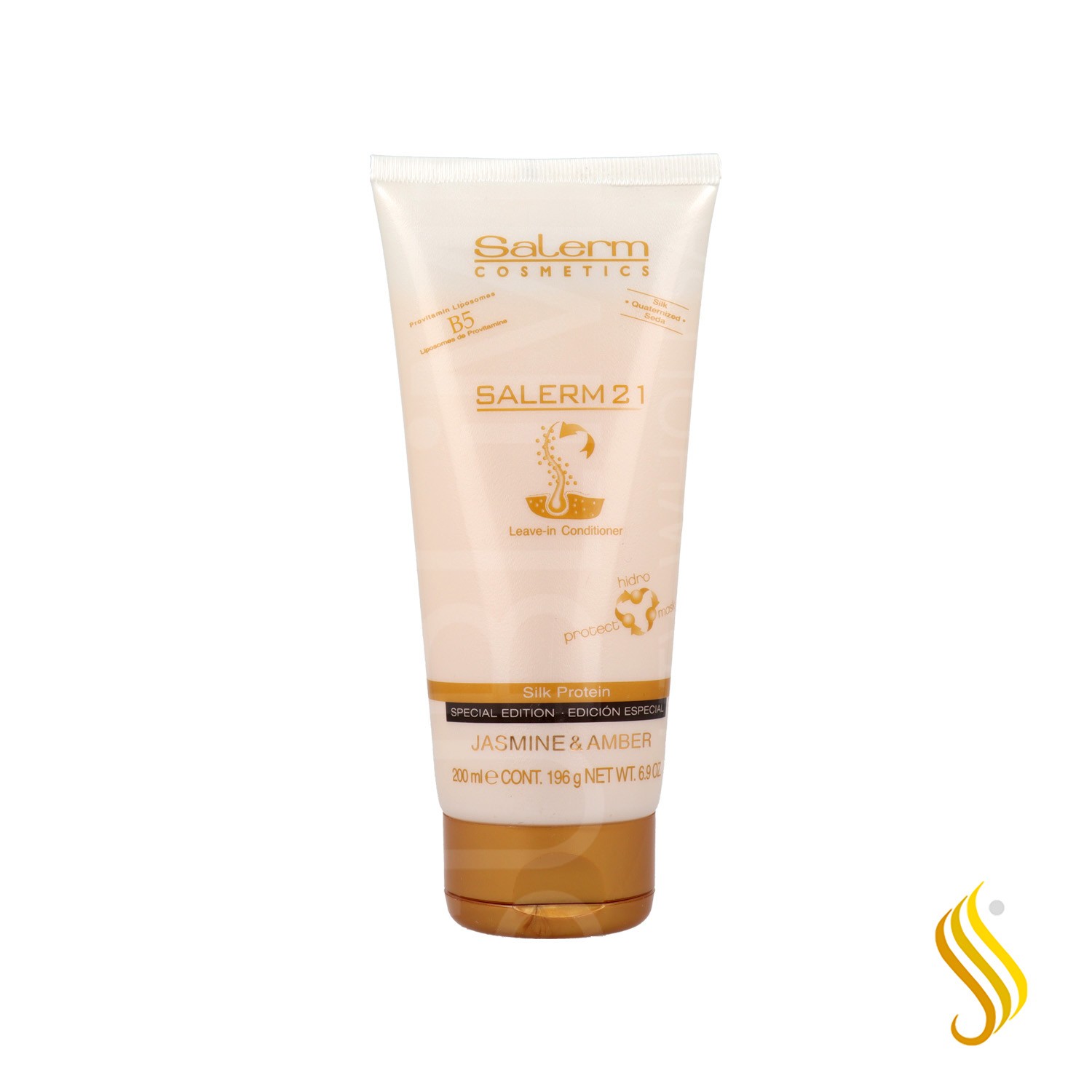 Salerm 21 Silk Protein Jasmine Amber Leave In Conditioner 200ml