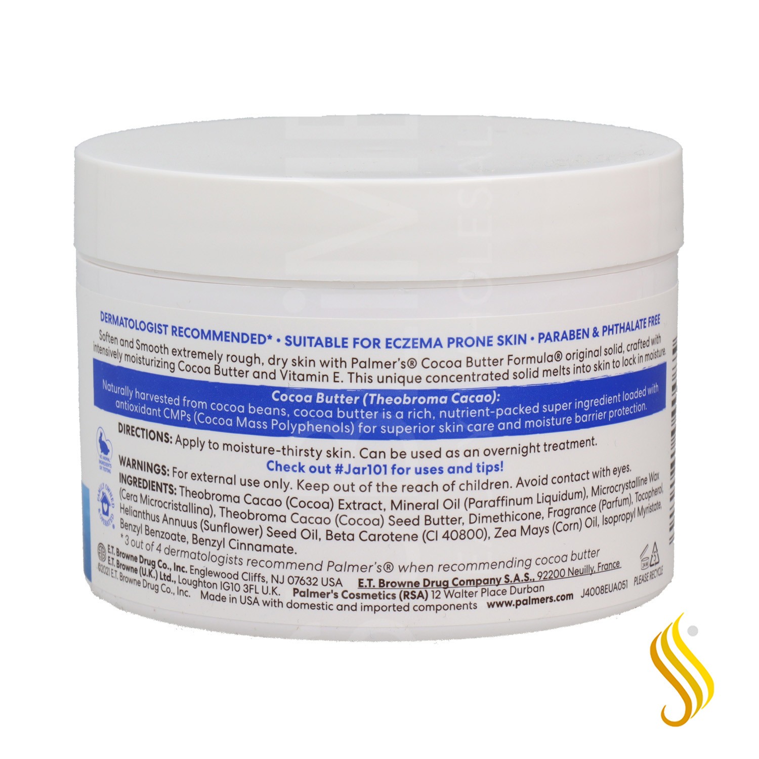 Palmers Cocoa Butter Formula Solid Jar 200 Gr