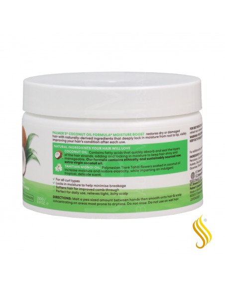 Palmers Coconut Oil Moisture Gro 250g (2370-6)
