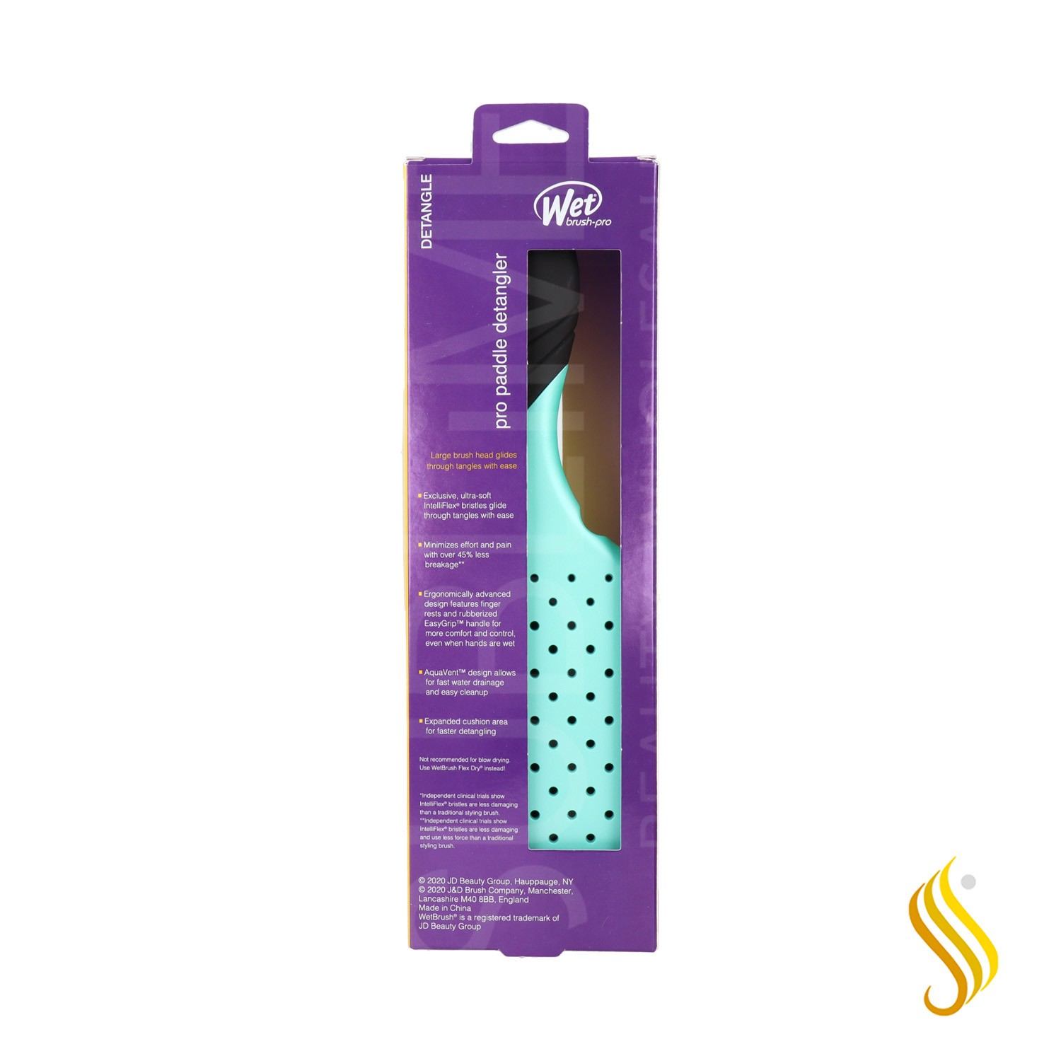 Wet Brush Pro Brush Pro Paddle Démêlant Bleu