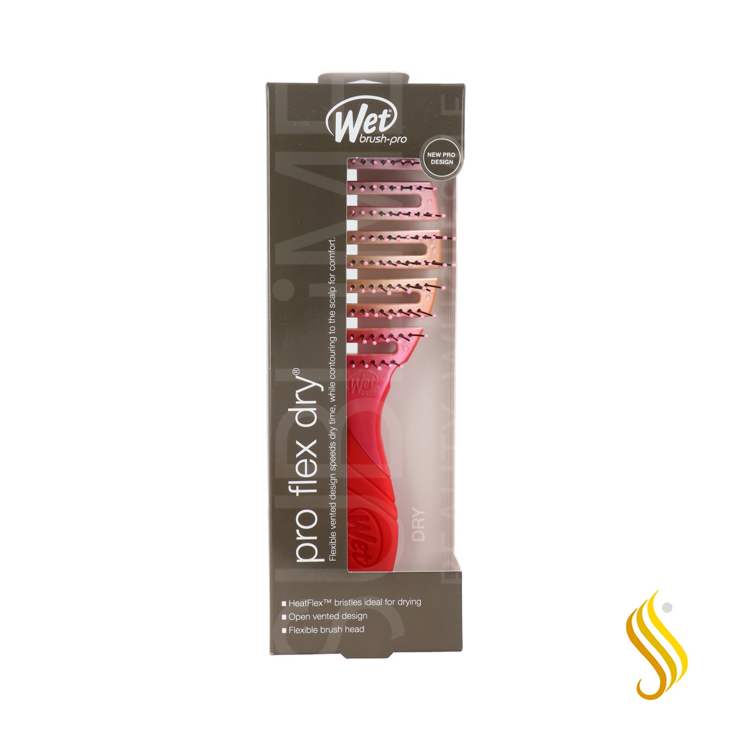 Wet Brush Pro Brush Pro Flex Corail sec Ombre