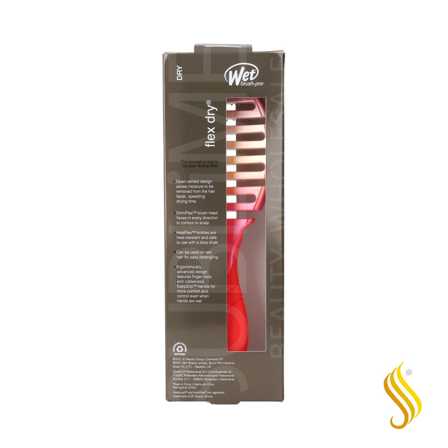 Wet Brush Pro Brush Pro Flex Corail sec Ombre