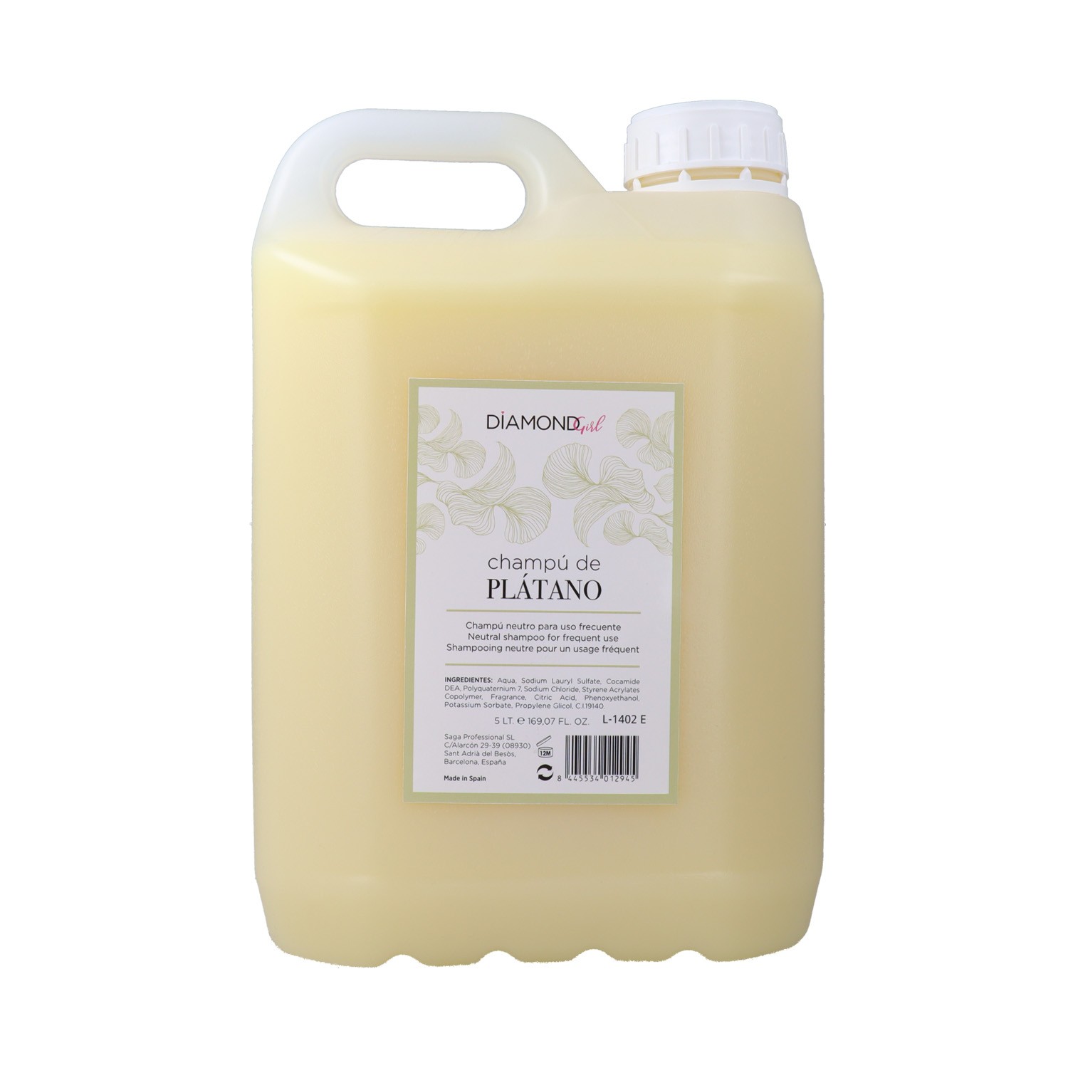 DIAMOND GIRL CHAMPU PLATANO FORMULA MEJORADA 5000 ml