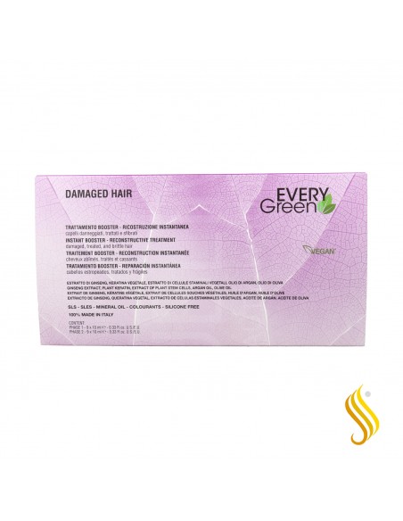 Dikson Everygreen Damaged Hair Booster Tratamiento 18 × 10 ml