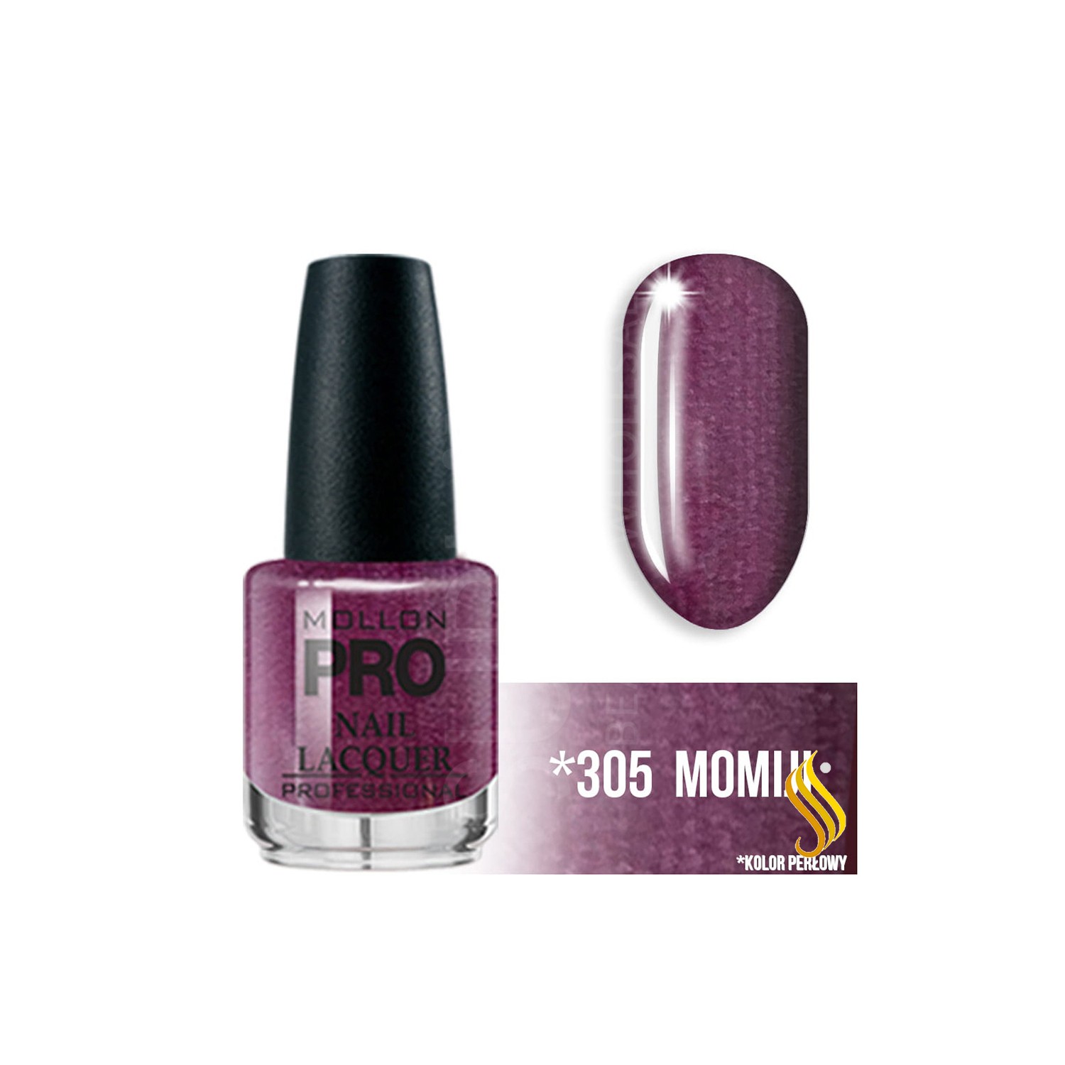 Mollon Pro Vernis à Ongles Durcissant Couleur 305 15 ml