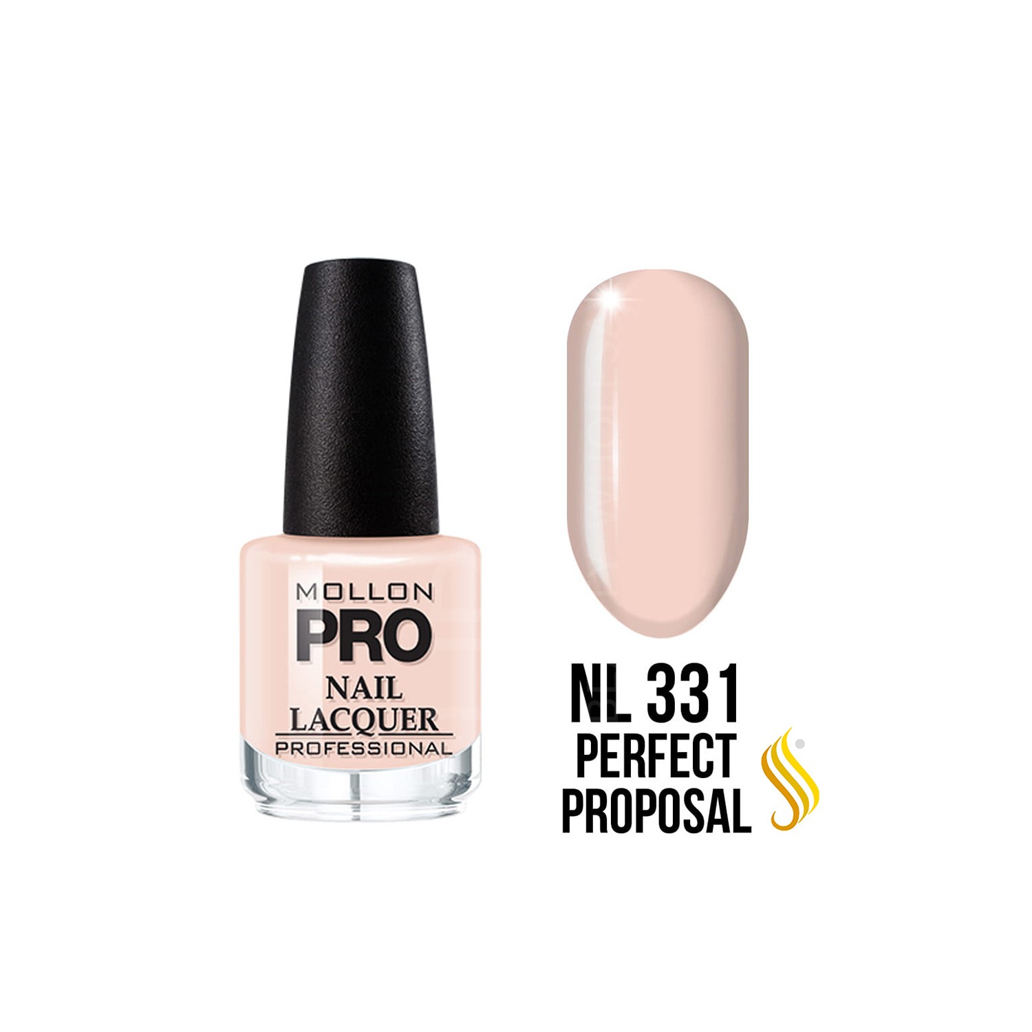Mollon Pro Hardening Nail Lacquer Color 331 15ml