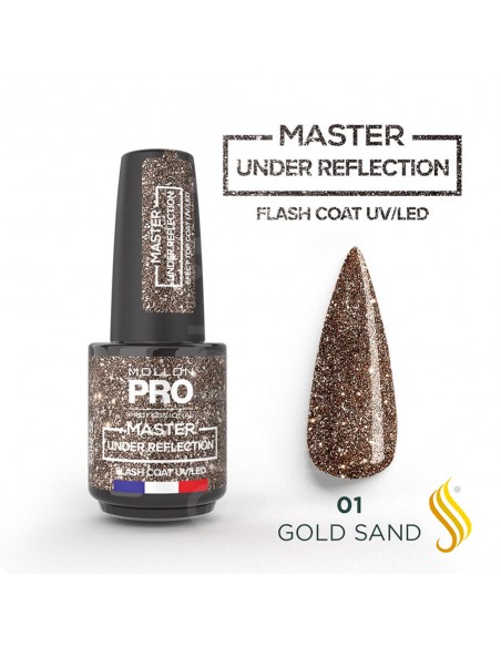 Mollon Pro Master Under Reflection Color 01 Gold Sand 12ml