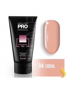 Mollon Pro Polyflexi Gel color Coral 04 60ml