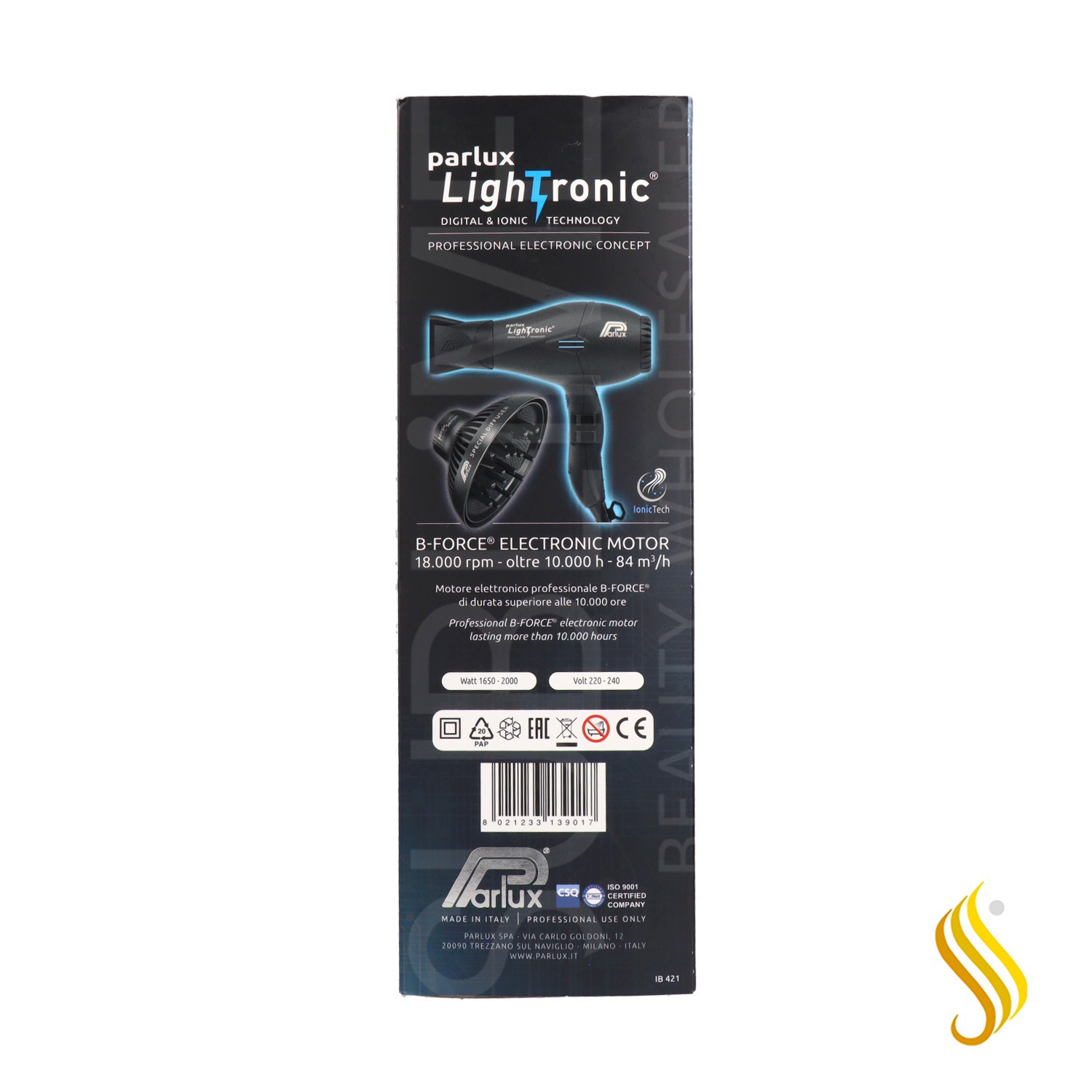 Parlux Pack Secador Ligh Tronic