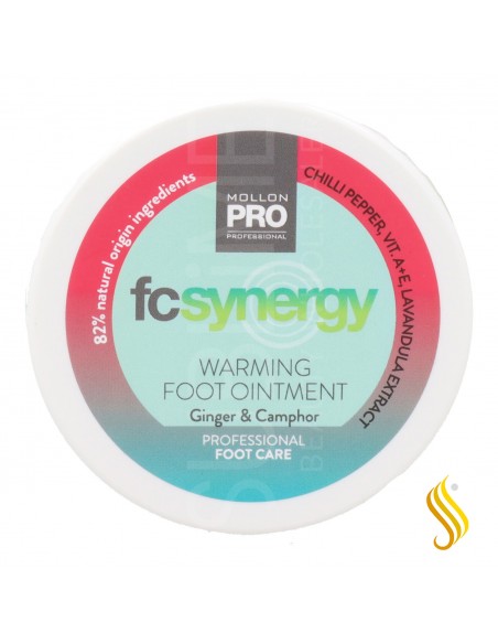 Mollon Pro Fcsynergy pomada de aquecimento para os pés gengibre e cânfora