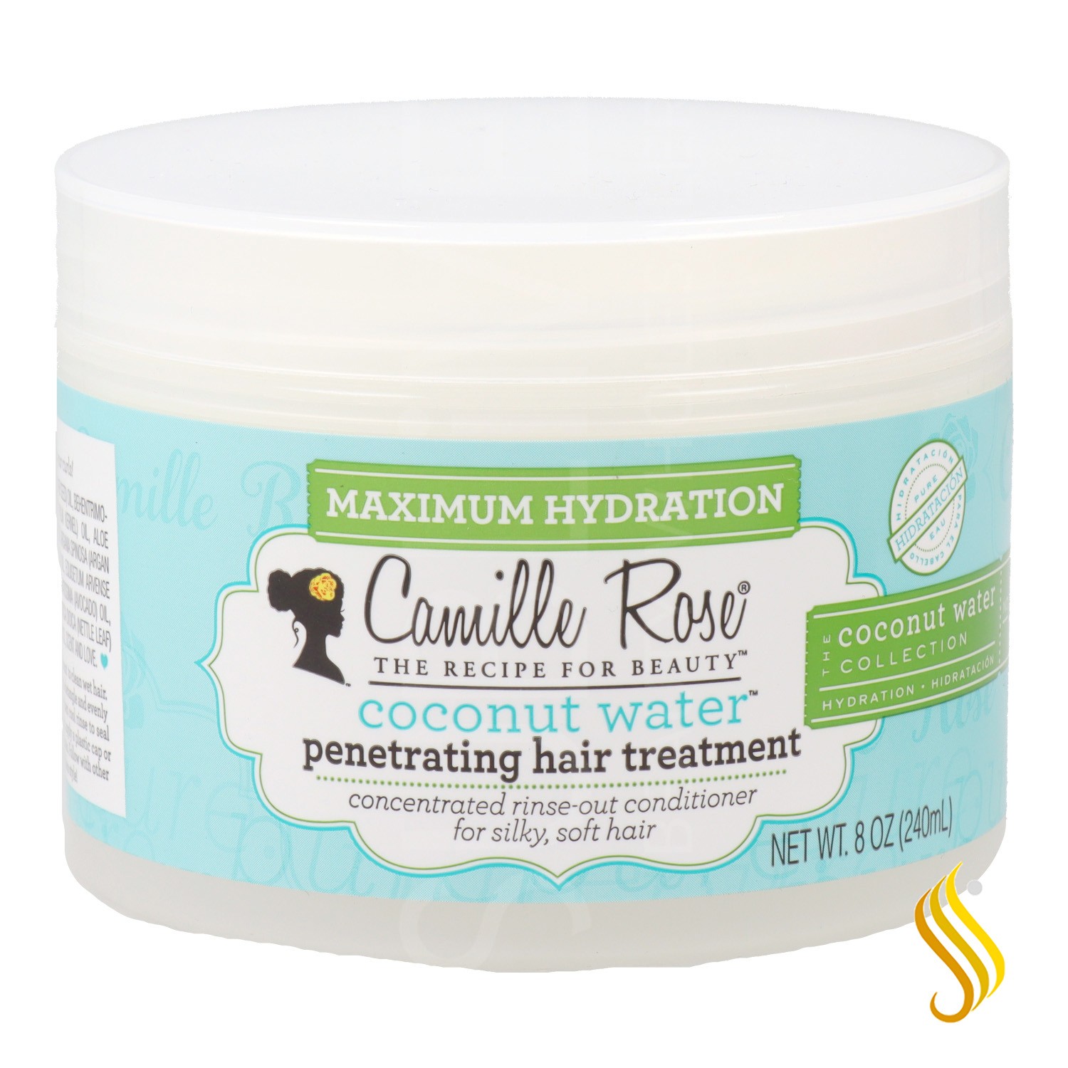 Camille Rose Coconut Water Treatment Penetrating Hair 240Ml