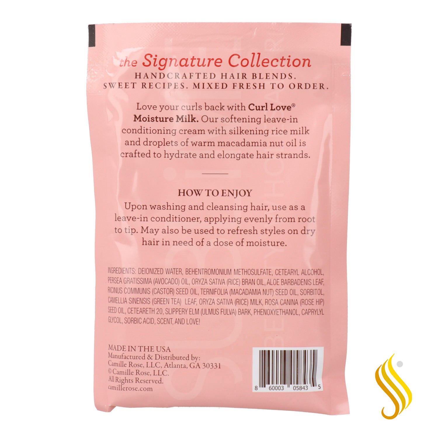 Camille Rose Curl Love 50Ml