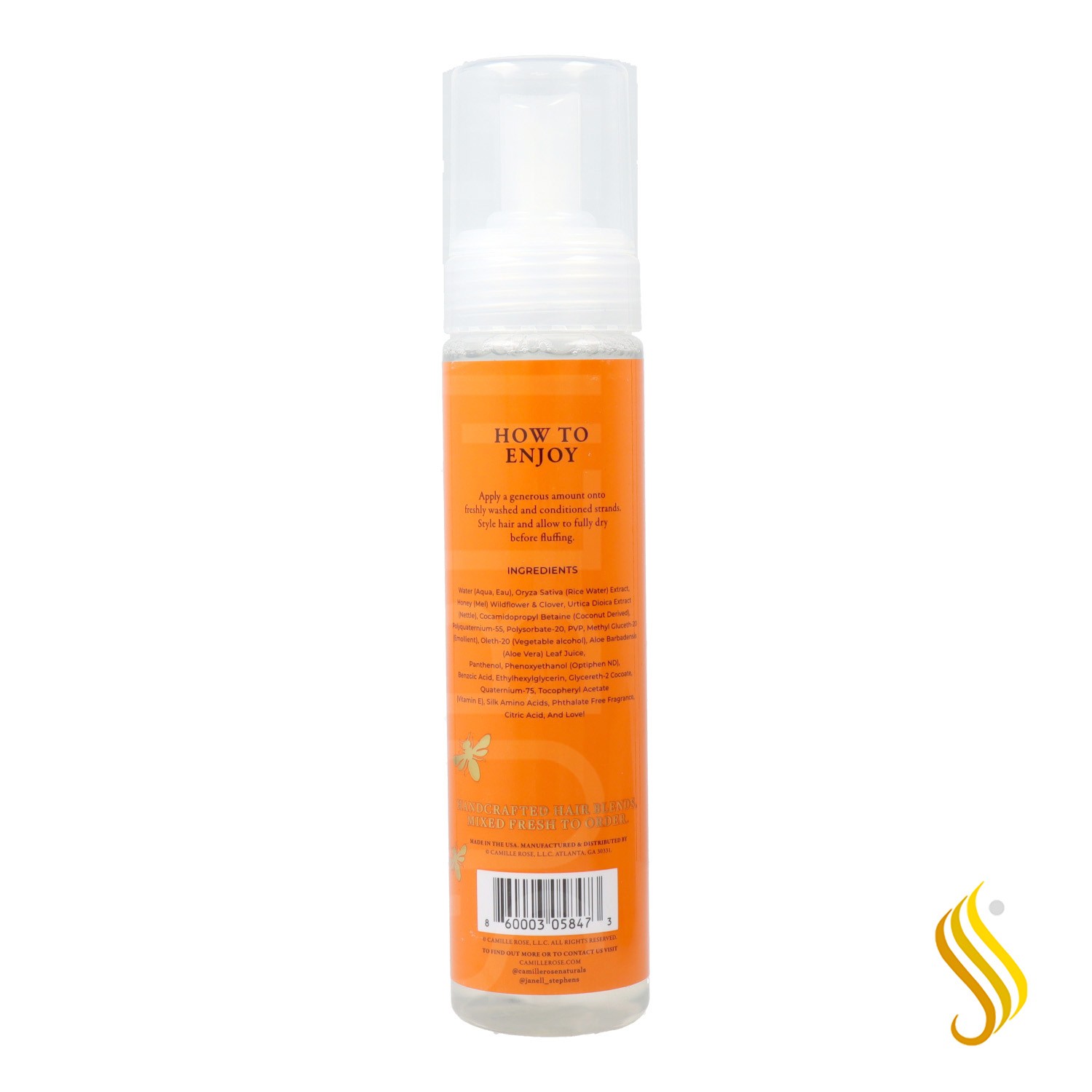 Camille Rose Spiked Honey Mousse 240Ml