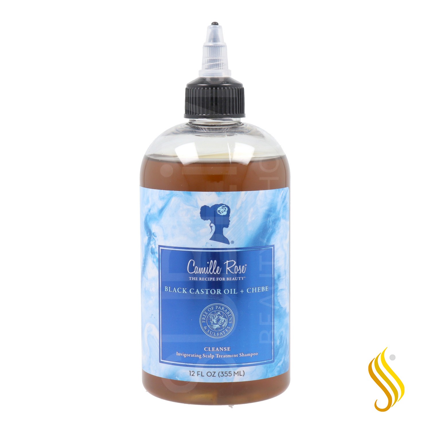Camille Rose Shampoing Chèbe à l'Huile de Ricin Noir 355Ml
