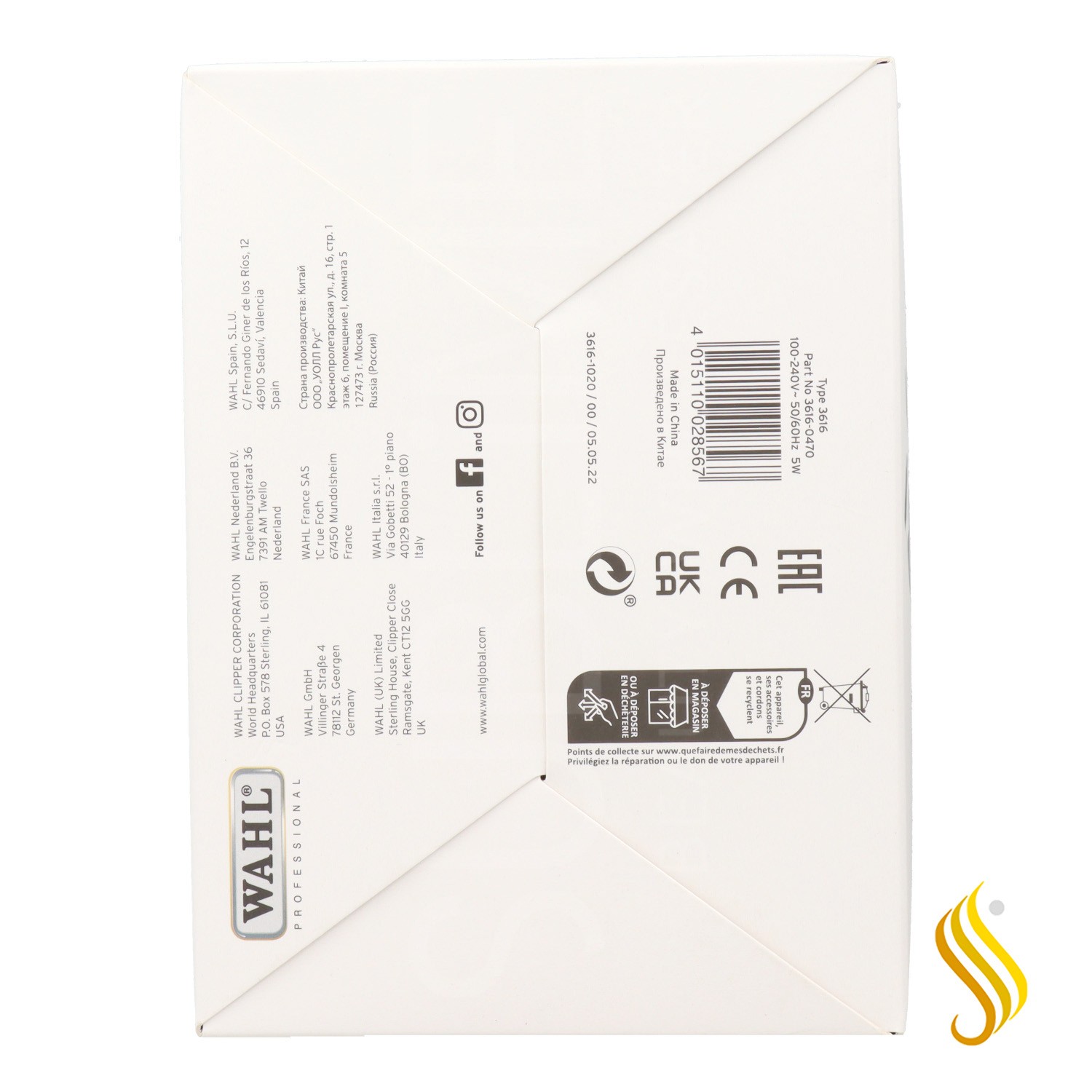Wahl Maq Super Close Cord/Sans fil