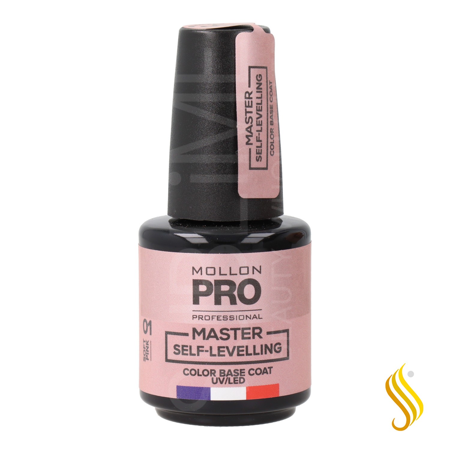 Mollon Pro Master Couche de base de couleur auto-nivelante 01 Rose tendre