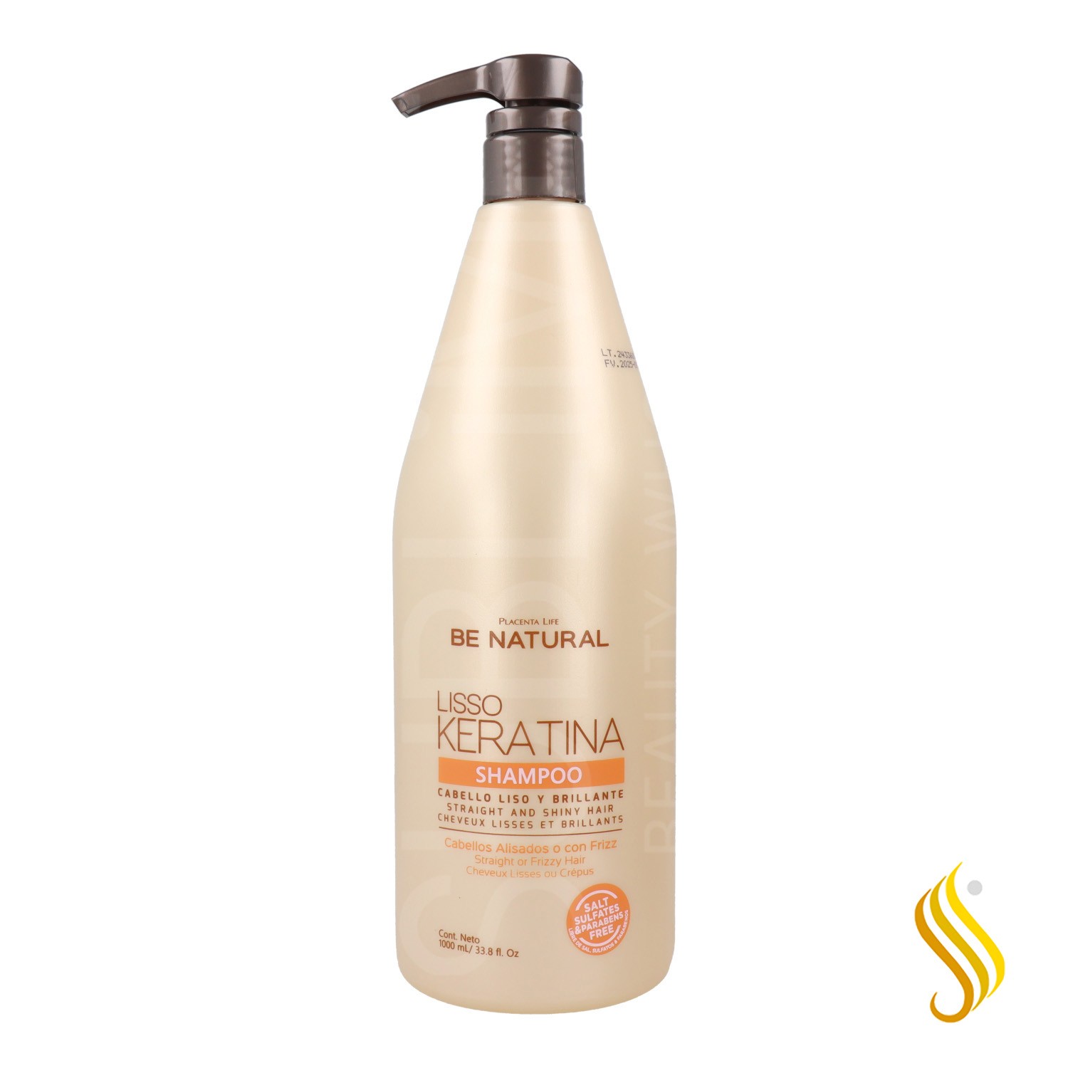 Placenta Life Be Nat Lisso Keratin Shampoo 1000 ml
