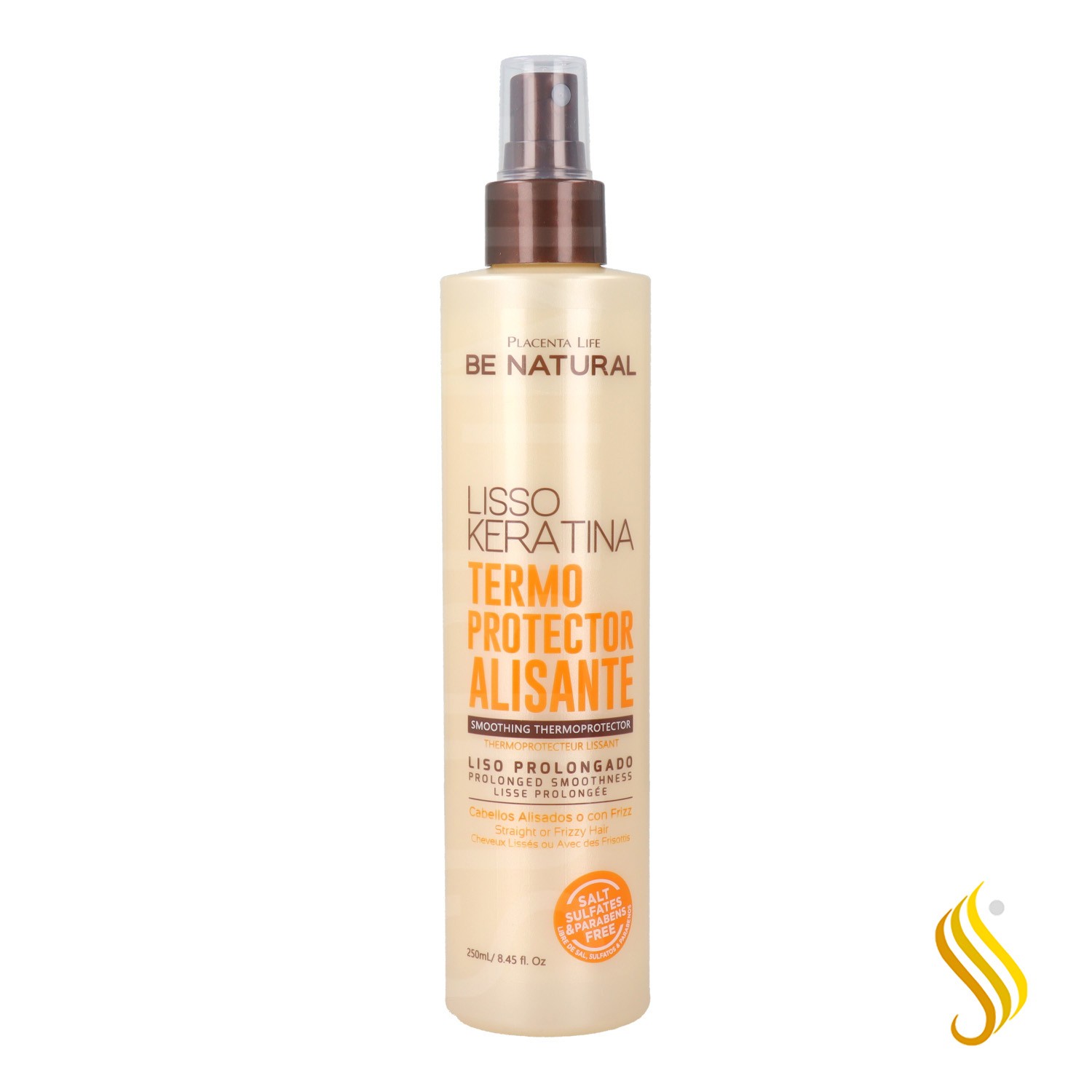 Placenta Life Be Nat Lisso Keratin Thermoprotector 250 ml