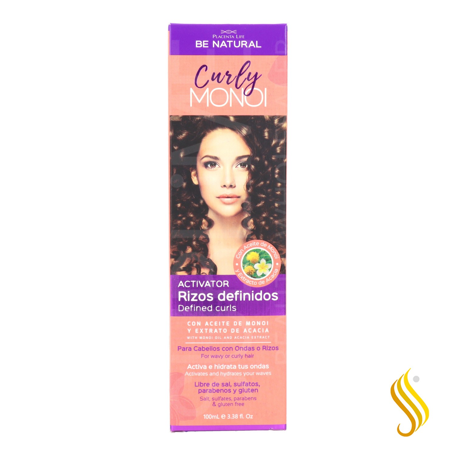 Placenta Life Be Nat Nutri Curly Monoï Activateur de Boucles 100 ml