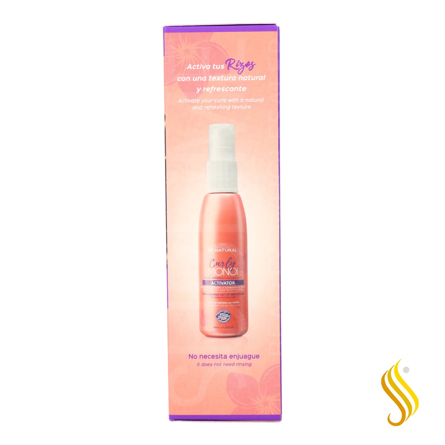 Placenta Life Be Nat Nutri Curly Monoï Activateur de Boucles 100 ml