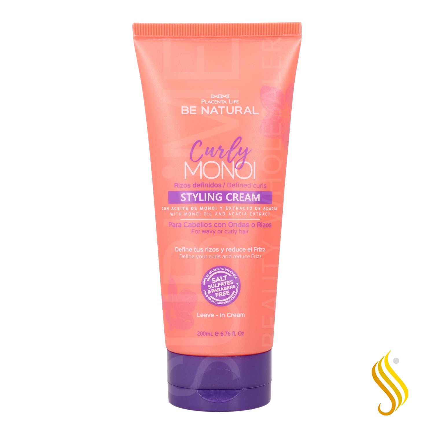 Placenta Life Be Nat Nutri Curly Monoi Curl Cream 200 ml