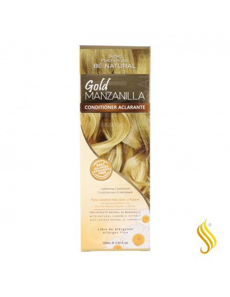 Condicionador Placenta Life Be Nat Nutri Gold Camomila 350 ml