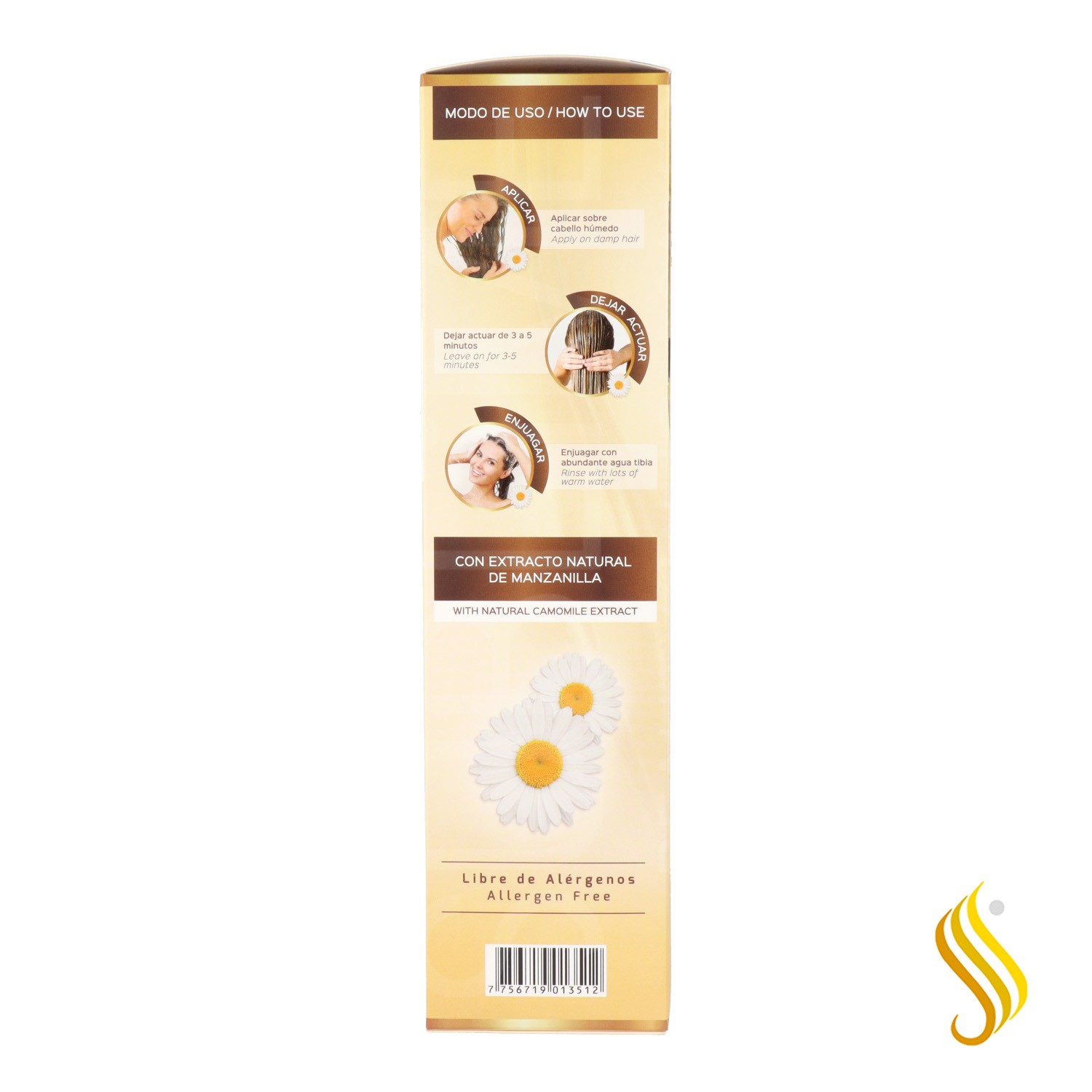 Condicionador Placenta Life Be Nat Nutri Gold Camomila 350 ml